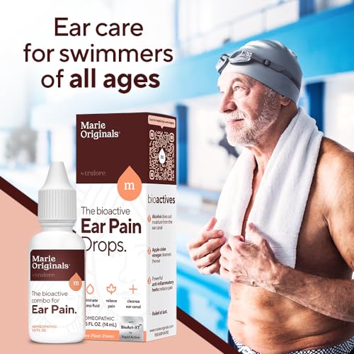Marie Originals Ear Wax Removal Kit - Herbal Relief for Swimmer's Ear & Earaches - 14mL