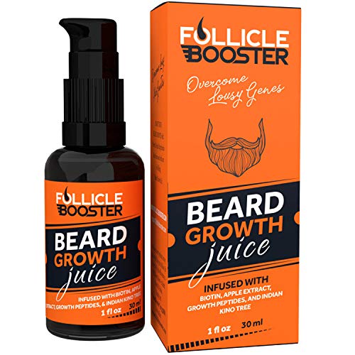 Beard Growth Oil - Strengthens & Softens Facial Hair, Infused with Biotin - 1 Fl Oz