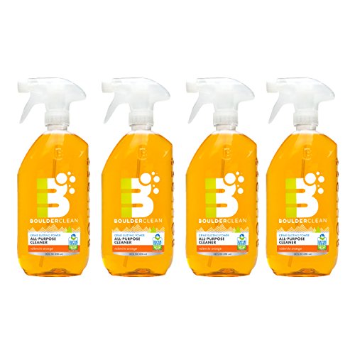 Boulder Clean All-Purpose Cleaner - Plant-Based, Streak-Free Shine, Valencia Orange - 28oz