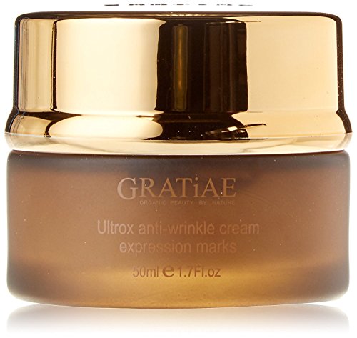 Gratiae Organics Face Cream - Anti-Wrinkle with Ultrox Complex, Certified Organic - 1.7oz