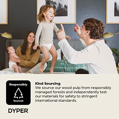 DYPER Toddler Potty Training Pants - Plant-Based, Hypoallergenic, Day & Night Use - 96 Count 3T-4T