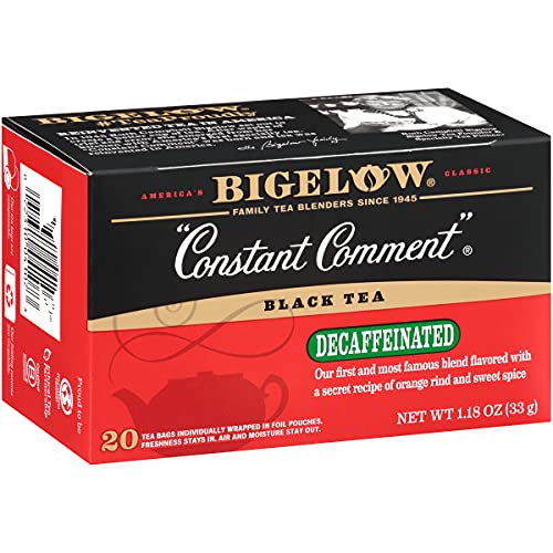 Bigelow Tea Decaffeinated Constant Comment - Flavorful Black Tea, Kosher Certified - 120 Bags