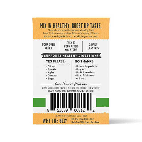 The Honest Kitchen Dog Food Topper - Nutritious Chicken Stew, Human Grade, 12 Pack - 5.5oz