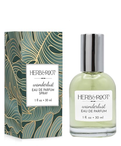 Wanderlust Patchouli & Frangipani Perfume - Vegan, Cruelty-Free, Recyclable Glass - 1oz