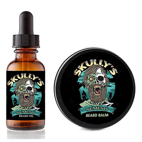 Skully's Nemesis Beard Oil & Balm - Deeply Conditioning, Natural Ingredients - 1oz & 2oz