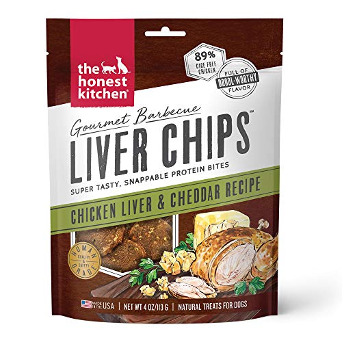 The Honest Kitchen Dog Treats - Human Grade, Grain-Free Chicken & Cheddar Recipe - 4oz