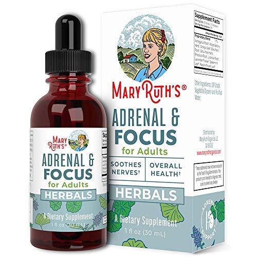 MaryRuth's Nootropic Supplement - Enhanced Focus & Stress Relief, USDA Organic - 30ml Liquid Drops