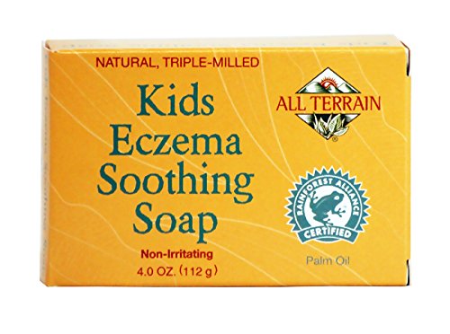 All Terrain Kids Eczema Soap Bar - Cleanses & Soothes Itchy Skin with Natural Oils - 4oz