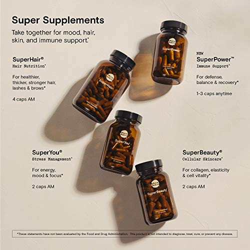 Moon Juice Herbal Supplement - Natural Mood Support, Vegan, Non-GMO, Organically Grown - 60 Capsules