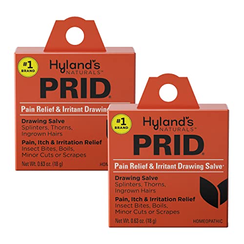 Hyland's PRID Drawing Salve - Relieves Skin Irritations, Paraben-Free, 18g (2 Pack)