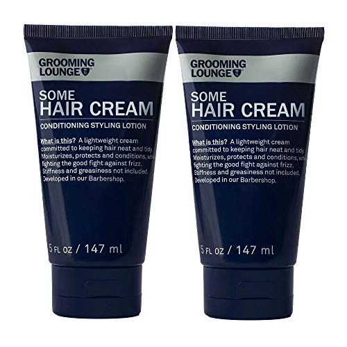 Grooming Lounge Hair Cream - Moisturizing, Flexible Hold, Paraben & Sulfate Free - 2 Pack