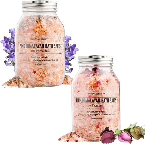 Provence Beauty Pink Himalayan Bath Salt - Detoxifying, Nourishing Minerals - 16oz