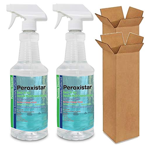 GreenFist PeroxiStar All Purpose Cleaner - Deep Stain Removal, Biodegradable - 32oz 2-Pack