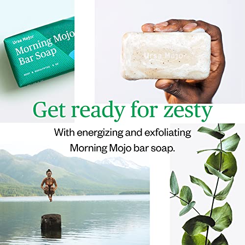 Ursa Major Morning Mojo Bar Soap - Exfoliating Cleanse, Natural Ingredients - 5 oz