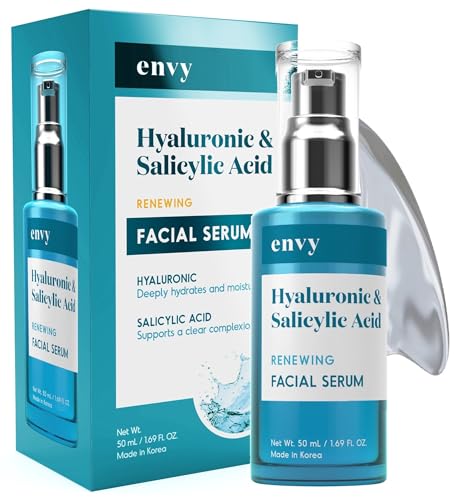 Envy Face Serum - Hydrates & Tightens, Salicylic Acid for Clear Skin - 1.69 Fl. oz