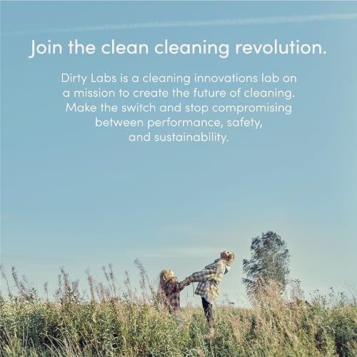 Dirty Labs Concentrated Laundry Detergent - Nontoxic, Biodegradable, 80 Loads, Free & Clear