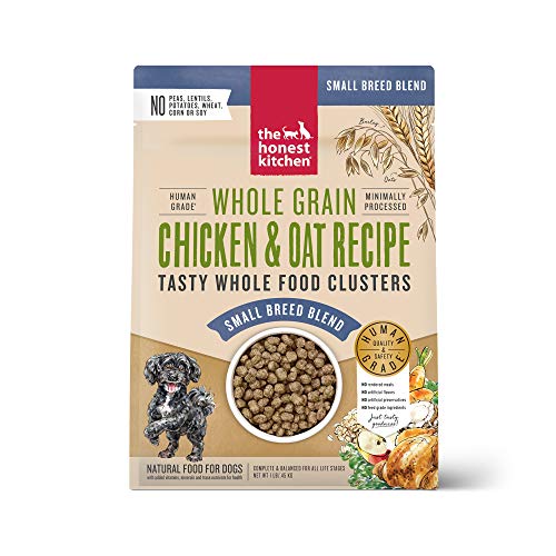 The Honest Kitchen Whole Food Clusters - Human Grade, Small Breed Nutrition - 1 lb Trial Pouch