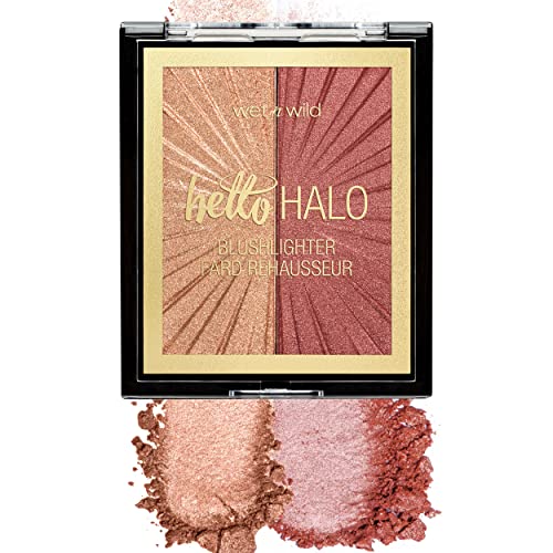 Wet n Wild Blushlighter Duo - Blendable Blush & Highlighter, Radiant Glow, Cruelty-Free - 0.21oz