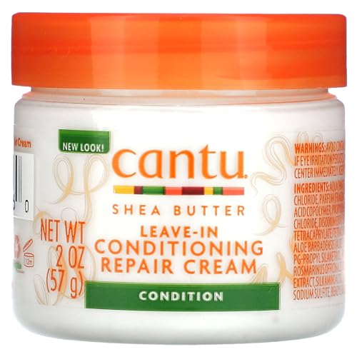 Cantu Shea Butter Leave-in Conditioner - Repairs Split Ends, No Mineral Oil or Sulfates - 2oz