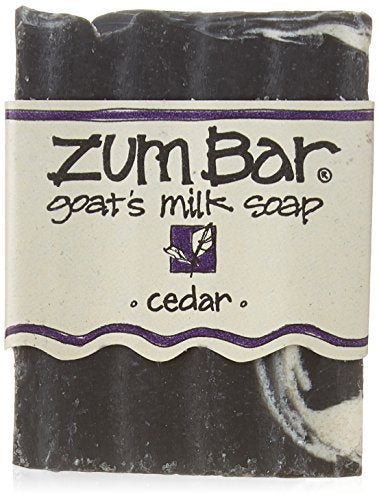 ZUM Cedar Soap Bar - Refreshing Aromatherapy, Natural Ingredients - 3 oz