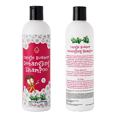 Snip-its Tangle Buster Shampoo - Gentle Detangler for Swimmers, Natural Ingredients - 12oz