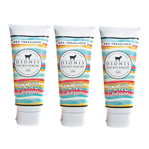 Dionis Goat Milk Hand Cream Set - Nourishing Hydration, Paraben & Gluten Free - 3oz