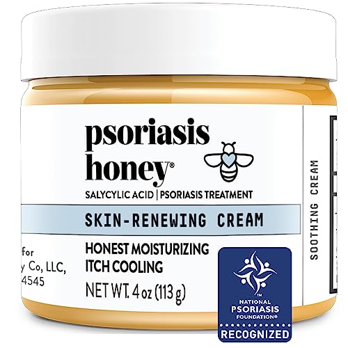 Psoriasis Honey Eczema Cream - Deep Moisturizing Relief, Nourishing Natural Ingredients - 4oz