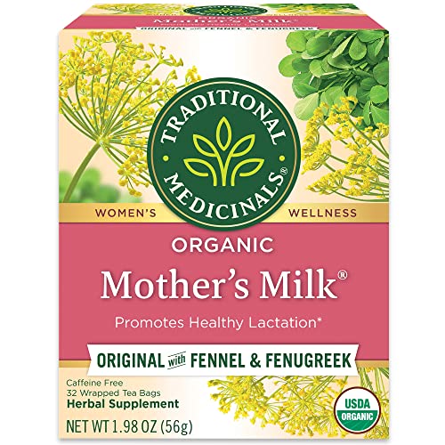 Traditional Medicinals Tea - Supports Healthy Lactation with Organic Herbs - 32 Tea Bags