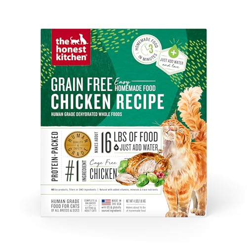 The Honest Kitchen Dehydrated Dog Food - Grain-Free, Human Grade, Protein-Rich - 4lb Makes 16lb