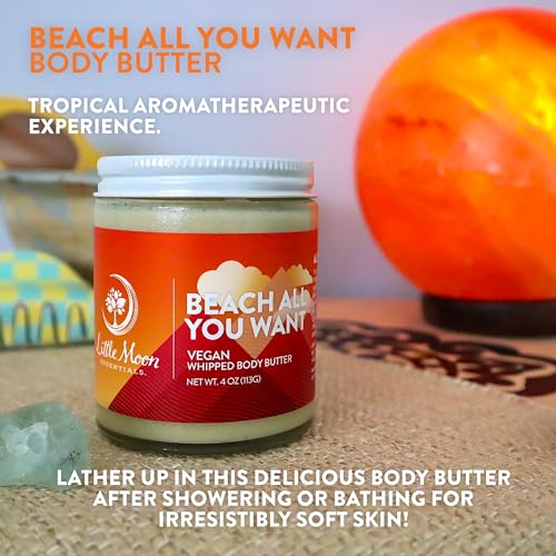 Little Moon Essentials Body Butter - Tropical Hydration, Vegan & Cruelty-Free - 8oz