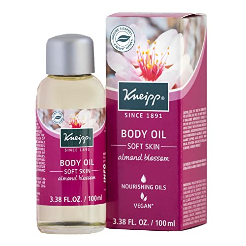 Kneipp Body Oil - Hydrating Sweet Almond, Argan & Sunflower Oils, Non-Greasy - 3.38 fl. oz.