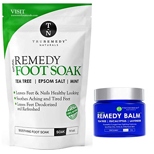 Remedy Tea Tree Oil Foot Soak - Relieves Odor & Irritation, Softens Calluses - 14oz