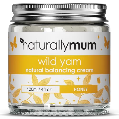 NaturallyMum Wild Yam Cream - Hormone Balance Support for Women, Transdermal Delivery - 100ml