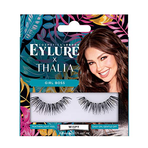 Eylure Thalia Lashes - Easy to Apply, Gentle Removal, Reusable Up to 5 Wears - 1 Pair + Glue