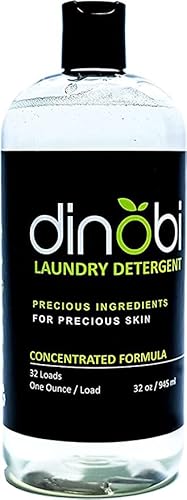 Dinobi Concentrated Laundry Detergent - Gentle on Skin, Plant-Based, Lavender Scent - 32oz