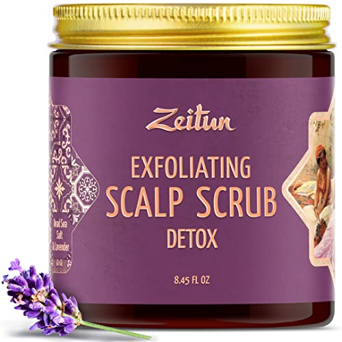 Revitalizing Scalp Scrub - Deep Cleansing, Nourishing Lavender & Shea Butter - 12oz