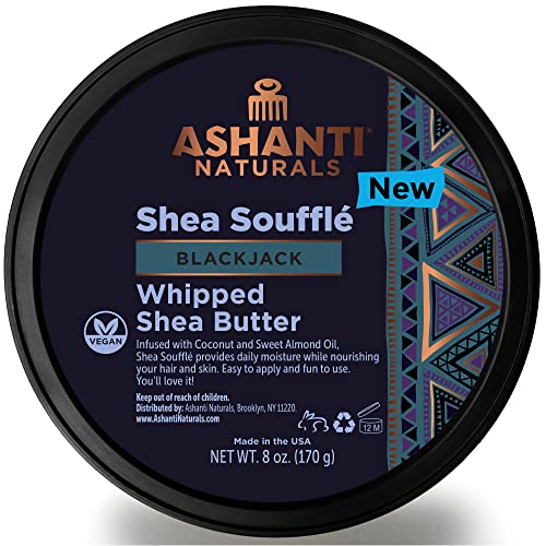 Ashanti Naturals Body Butter - Nourishing Whipped Shea with Coconut & Almond Oil - 8oz