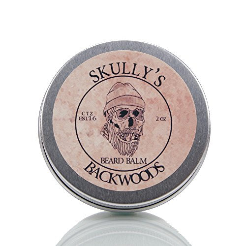 Skully's Backwoods Beard Balm - Promotes Growth, Softens & Moisturizes - Eucalyptus & Cedarwood, 2oz