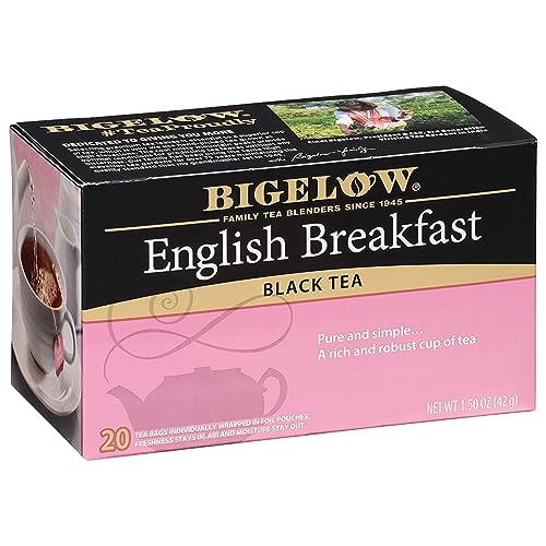 Bigelow English Breakfast Black Tea - Rich Flavor, Gluten-Free, Kosher Certified - 120 Bags