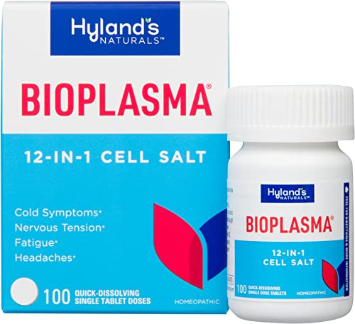 Hyland's Bioplasma Tablets - Relief for Colds, Tension & Fatigue, Quick-Dissolving - 100 Count