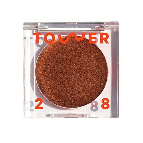 Tower 28 Beauty Bronzino Cream Bronzer - Moisturizing, Vegan, Sensitive Skin - BEST COAST, 0.5oz