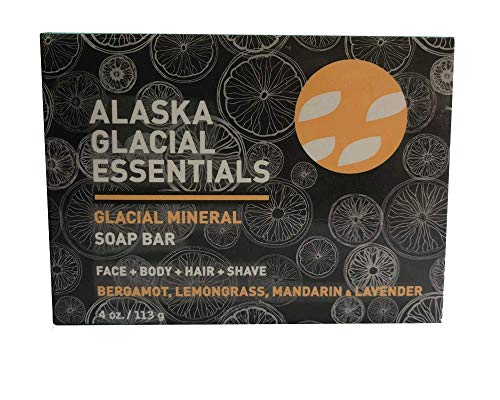 Alaska Glacial Mud Essential Oil Soap - Exfoliates, Detoxifies, Softens Skin - 4oz