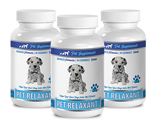 Pet Supplements Dog Relaxant - Natural Anxiety Relief with Passionflower, 270 Chewy Treats