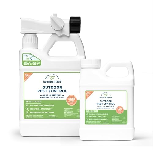 Wondercide Pest Control Spray - Natural Essential Oils Insect Repellent - 32oz Ready to Use