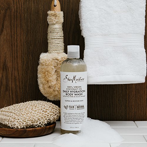 SheaMoisture Body Wash - Hydrating Coconut Oil & Shea Butter, Gentle Cleanser - 13oz