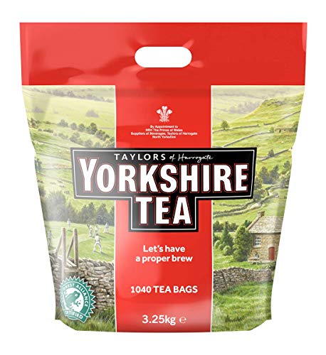 Taylors of Harrogate Yorkshire Tea - Rich Flavor, Rainforest Alliance Certified - 1200 Bags