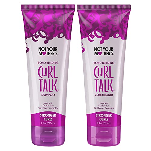 Not Your Mother's Curl Talk Shampoo & Conditioner Set - Strengthens, Hydrates, 8 fl oz