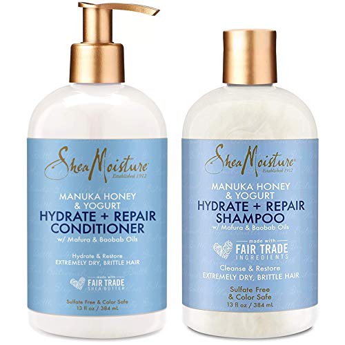 SheaMoisture Hydrate & Repair Conditioner - Restores Vitality, Softens & Detangles - 13 Fl. oz