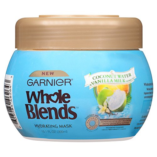 Garnier Whole Blends Hair Mask - Deep Hydration with Coconut Water & Vanilla Milk - 10.1 Fl Oz