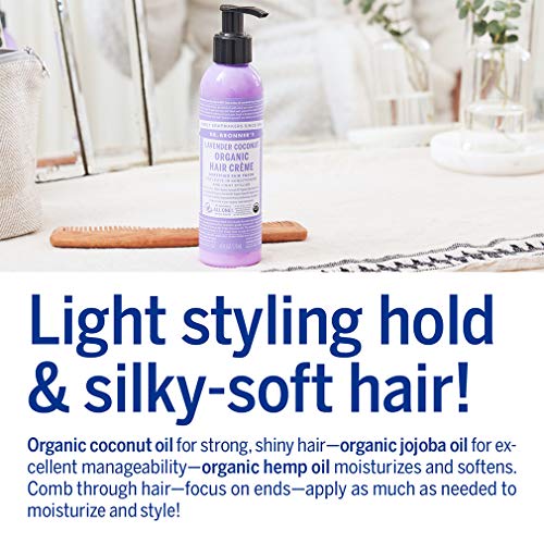 Dr. Bronner's Organic Conditioner - Nourishes & Strengthens Hair, Non-GMO, 6oz Lavender Coconut